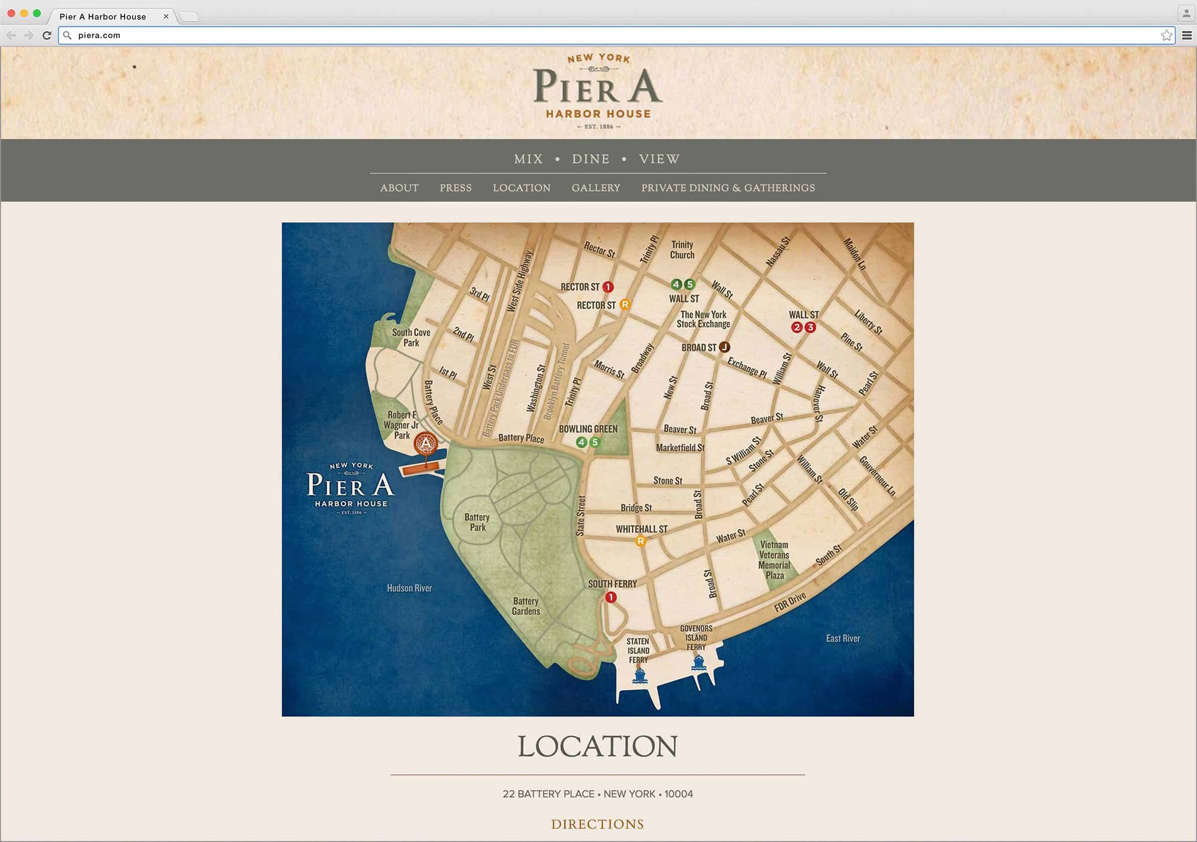 Pier 83 New York Map United States Map